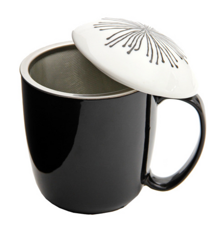Stoneware Tea Infuser Mug 325ml
